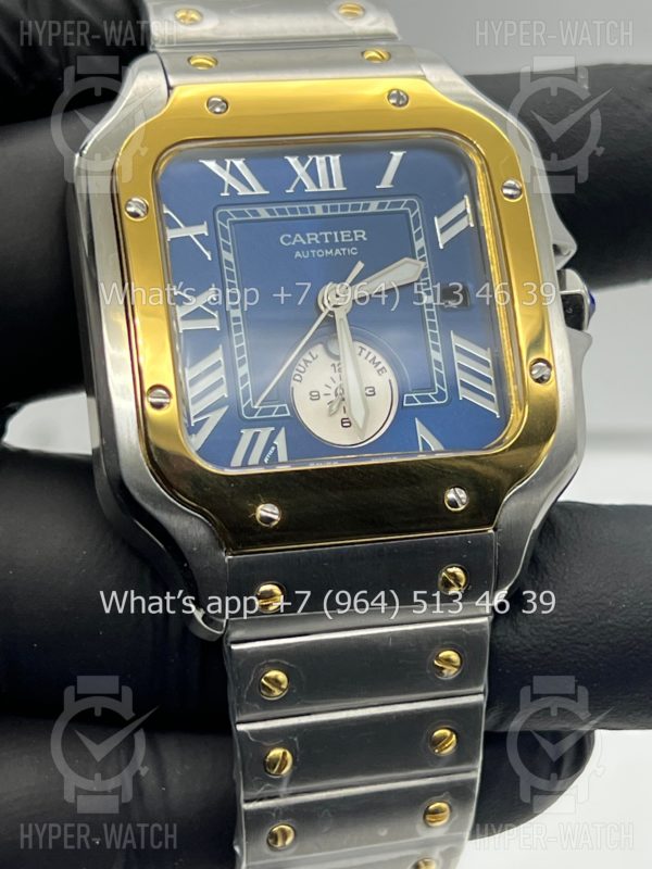 Товар Cartier Santos De Cartier 40mm Dual Time Art 8989 Фото 12 - Cartier Santos De Cartier 40mm Dual Time Art 8989
