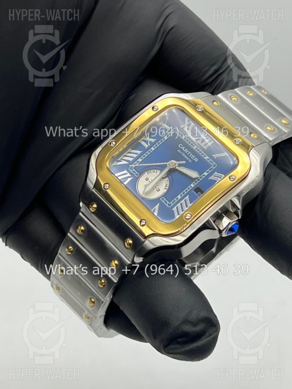 Товар Cartier Santos De Cartier 40mm Dual Time Art 8989 Фото 13 - Cartier Santos De Cartier 40mm Dual Time Art 8989