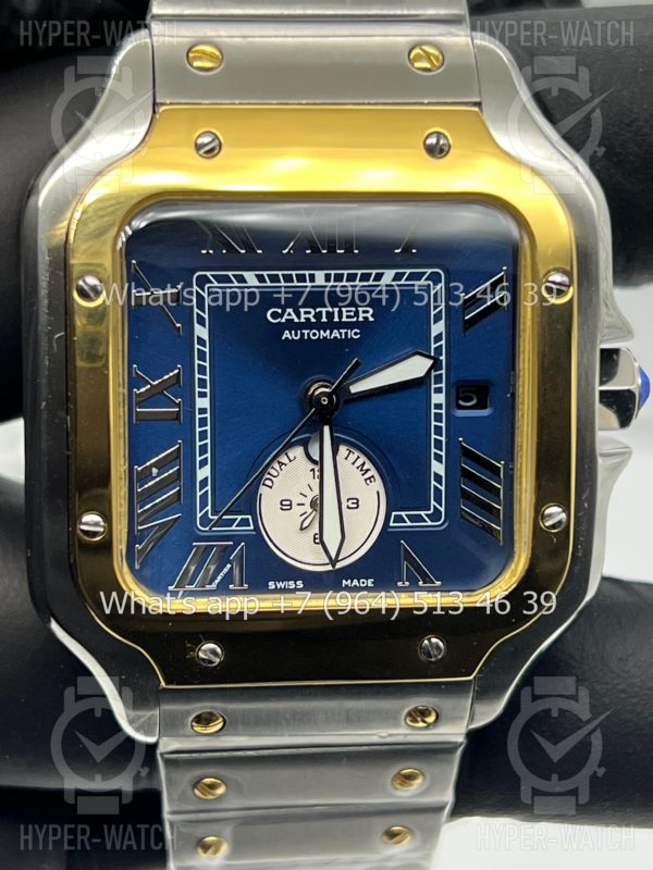 Товар Cartier Santos De Cartier 40mm Dual Time Art 8989 Фото 16 - Cartier Santos De Cartier 40mm Dual Time Art 8989