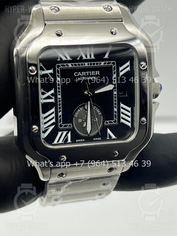 Товар Cartier Santos De Cartier 40mm Dual Time Art 8994 Фото 11 - Cartier Santos De Cartier 40mm Dual Time Art 8994