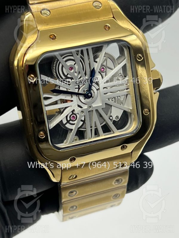 Фото 4 - Cartier Santos de Cartier Skeleton 40mm Art 9068