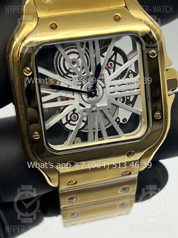 Фото 5 - Cartier Santos de Cartier Skeleton 40mm Art 9068