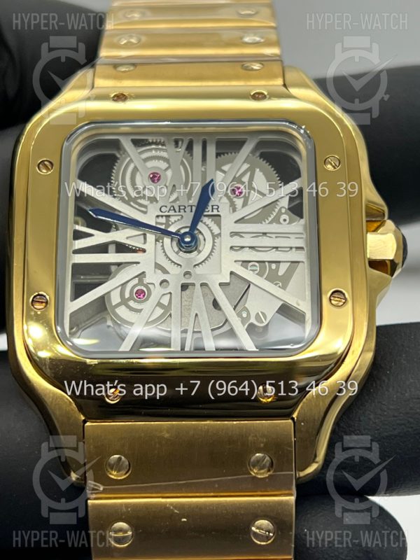 Фото 6 - Cartier Santos de Cartier Skeleton 40mm Art 9068
