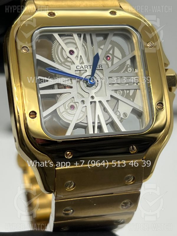 Фото 10 - Cartier Santos de Cartier Skeleton 40mm Art 9068