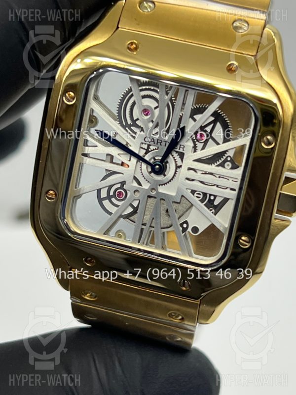 Фото 12 - Cartier Santos de Cartier Skeleton 40mm Art 9068