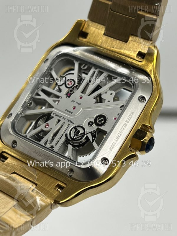 Фото 22 - Cartier Santos de Cartier Skeleton 40mm Art 9068