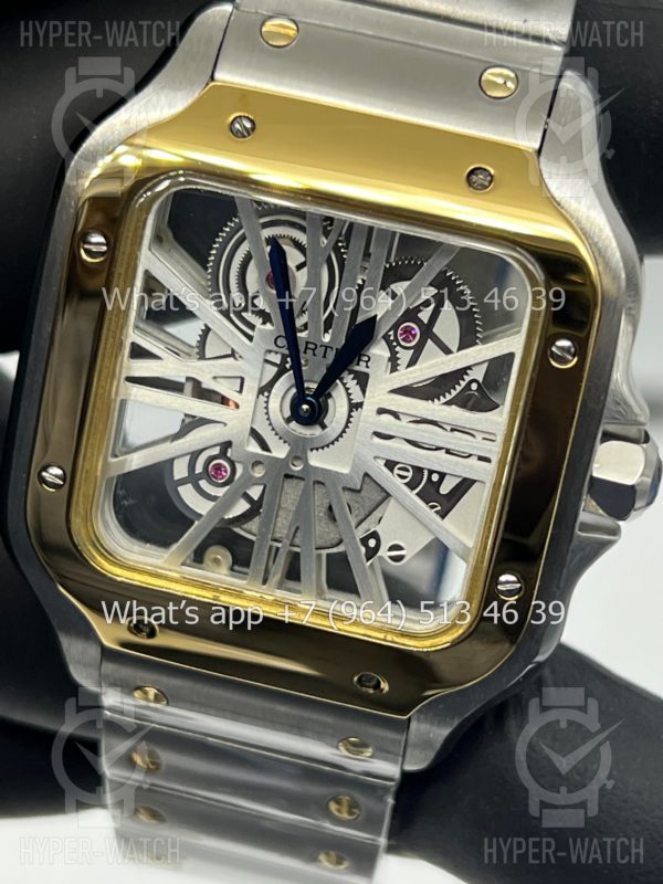 Фото 3 - Cartier Santos de Cartier Skeleton 40mm Art 9069