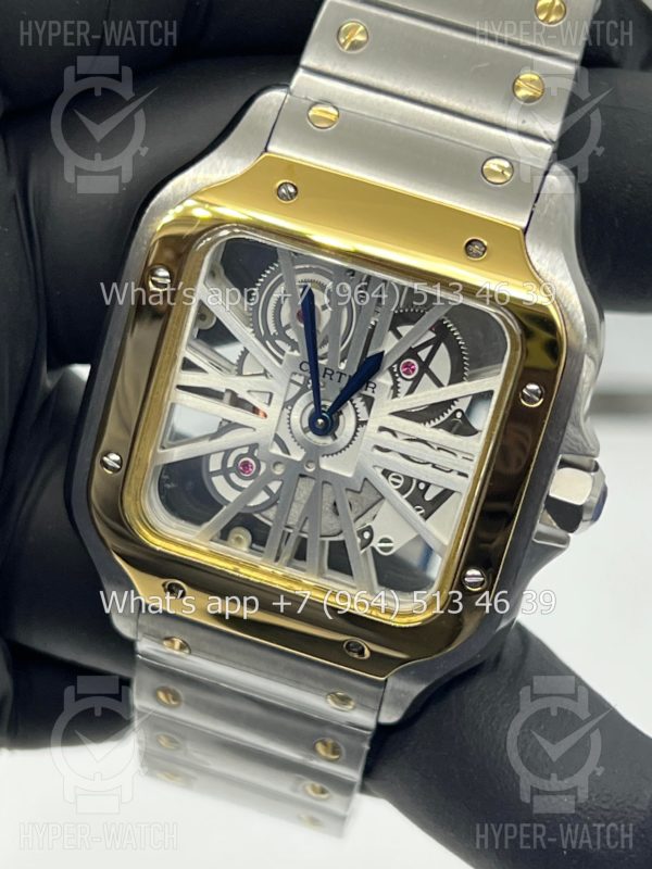 Фото 4 - Cartier Santos de Cartier Skeleton 40mm Art 9069