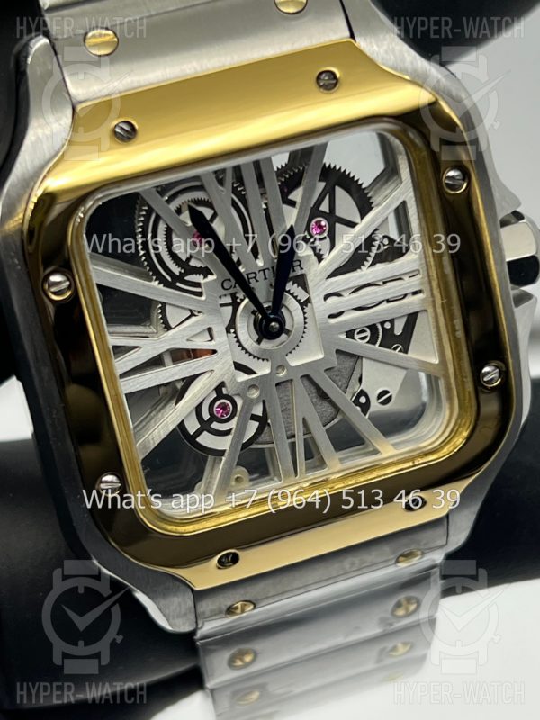 Фото 5 - Cartier Santos de Cartier Skeleton 40mm Art 9069