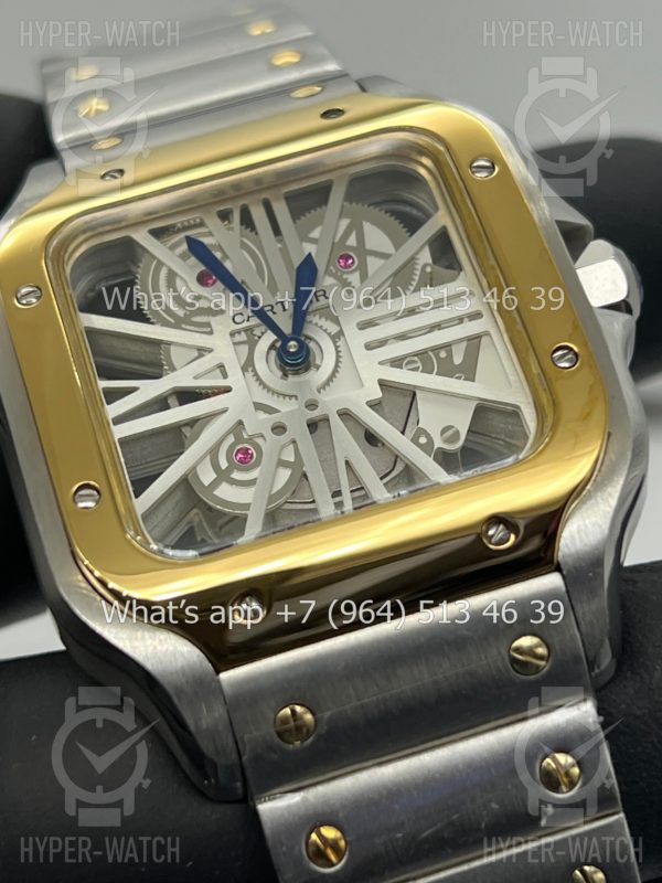 Фото 6 - Cartier Santos de Cartier Skeleton 40mm Art 9069
