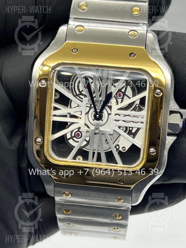 Фото 8 - Cartier Santos de Cartier Skeleton 40mm Art 9069