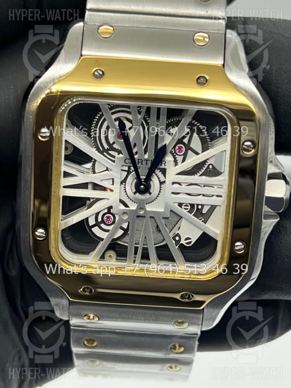 Фото 9 - Cartier Santos de Cartier Skeleton 40mm Art 9069