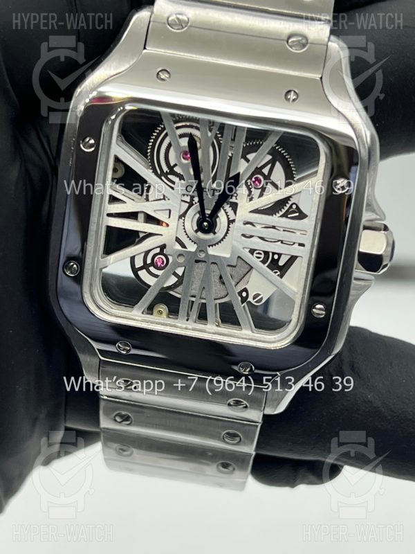 Товар Cartier Santos de Cartier Skeleton 40mm Art 9070 Фото 2 - Cartier Santos de Cartier Skeleton 40mm Art 9070