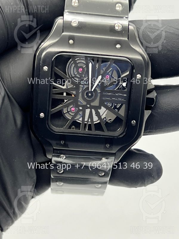 Фото 8 - Cartier Santos de Cartier Skeleton 40mm Art 9071