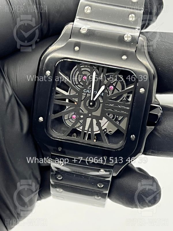 Фото 9 - Cartier Santos de Cartier Skeleton 40mm Art 9071
