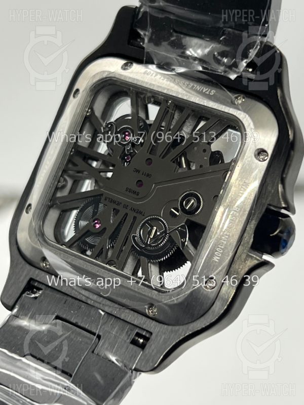 Фото 20 - Cartier Santos de Cartier Skeleton 40mm Art 9071