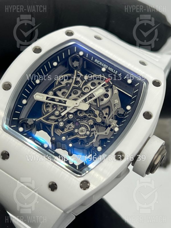 Товар Richard Mille RM 055 White Bubba Watson Ceramic Art 9076 Фото 7 - Richard Mille RM 055 White Bubba Watson Ceramic Art 9076