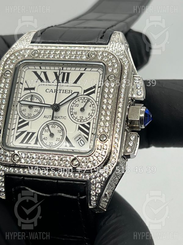 Фото 5 - Cartier Santos 100 XL Chronograph 41mm Art 9059