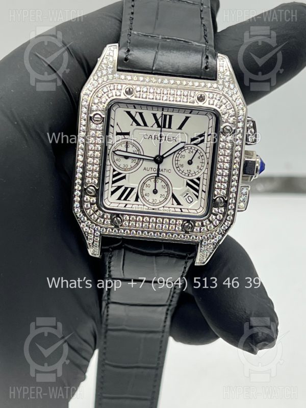 Фото 10 - Cartier Santos 100 XL Chronograph 41mm Art 9059