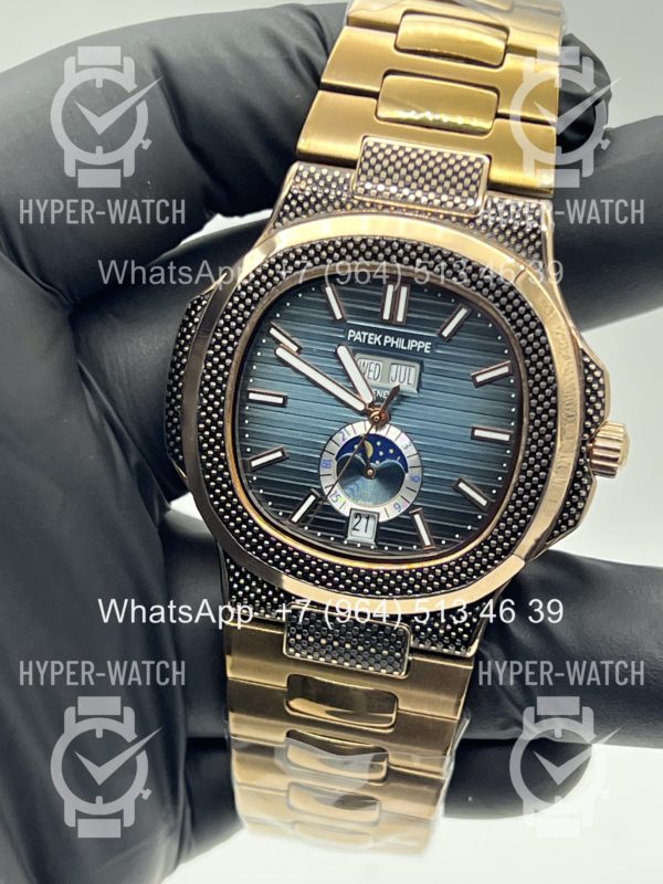 Фото 5 - Patek Philippe Nautilus 40mm Engraved Art 9104