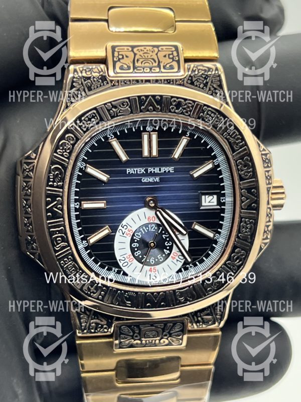 Товар Patek Philippe Nautilus 44mm Engraved Art 9097 Фото 3 - Patek Philippe Nautilus 44mm Engraved Art 9097