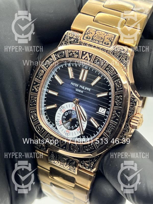 Товар Patek Philippe Nautilus 44mm Engraved Art 9097 Фото 6 - Patek Philippe Nautilus 44mm Engraved Art 9097
