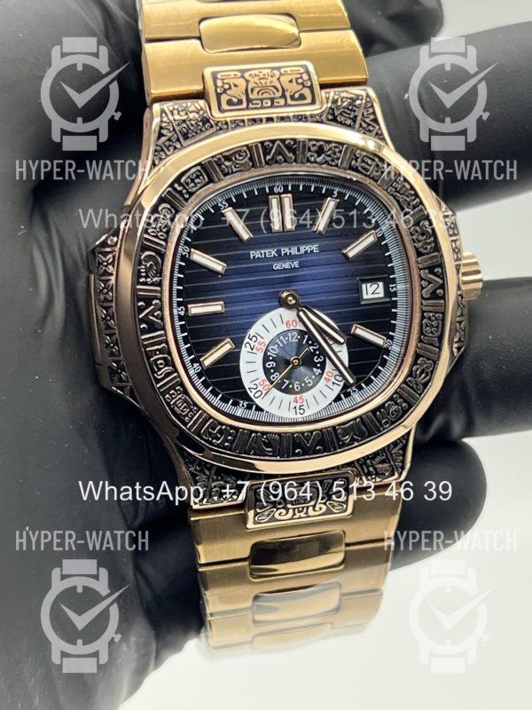 Товар Patek Philippe Nautilus 44mm Engraved Art 9097 Фото 7 - Patek Philippe Nautilus 44mm Engraved Art 9097