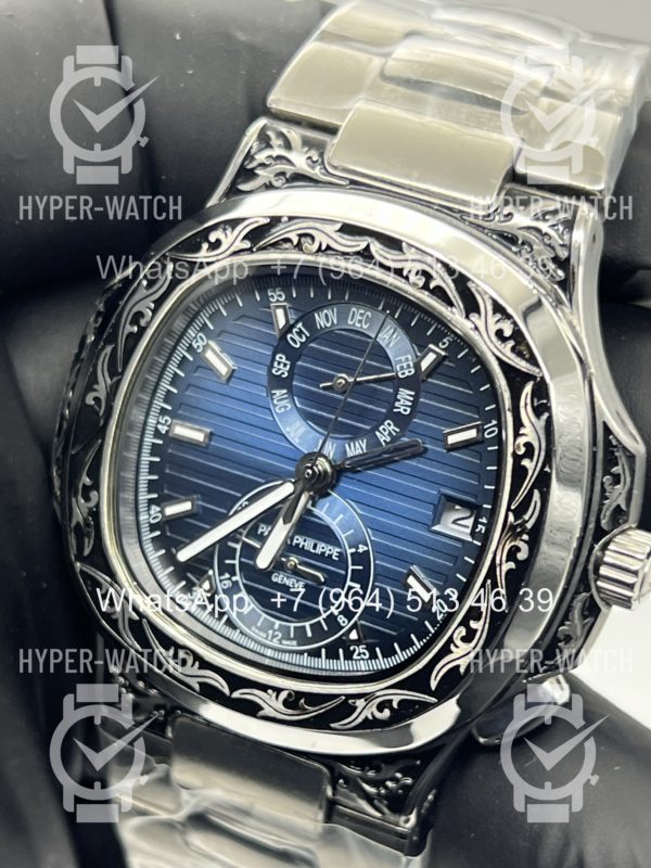 Товар Patek Philippe Nautilus 44mm Engraved Art 9095 Фото 2 - Patek Philippe Nautilus 44mm Engraved Art 9095