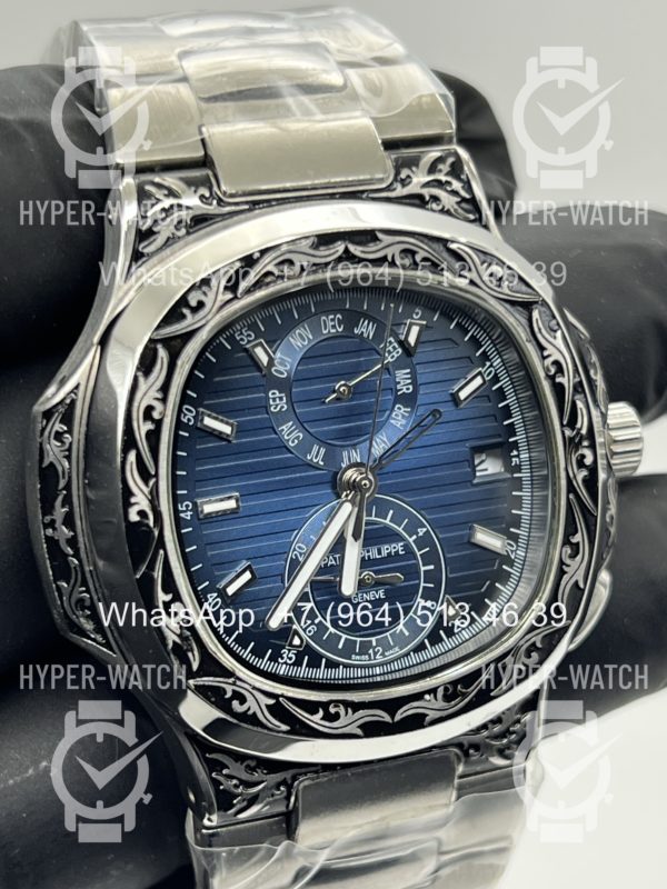 Товар Patek Philippe Nautilus 44mm Engraved Art 9095 Фото 3 - Patek Philippe Nautilus 44mm Engraved Art 9095