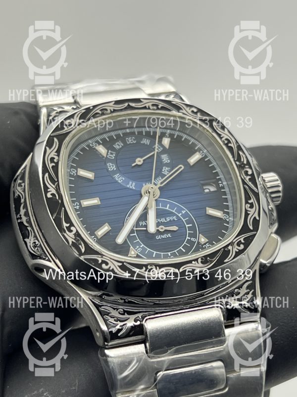 Товар Patek Philippe Nautilus 44mm Engraved Art 9095 Фото 4 - Patek Philippe Nautilus 44mm Engraved Art 9095