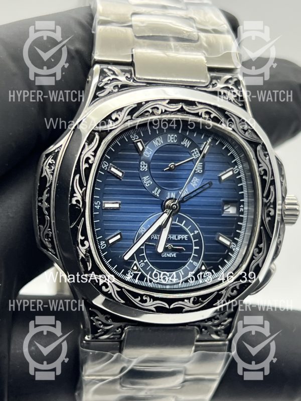 Товар Patek Philippe Nautilus 44mm Engraved Art 9095 Фото 5 - Patek Philippe Nautilus 44mm Engraved Art 9095