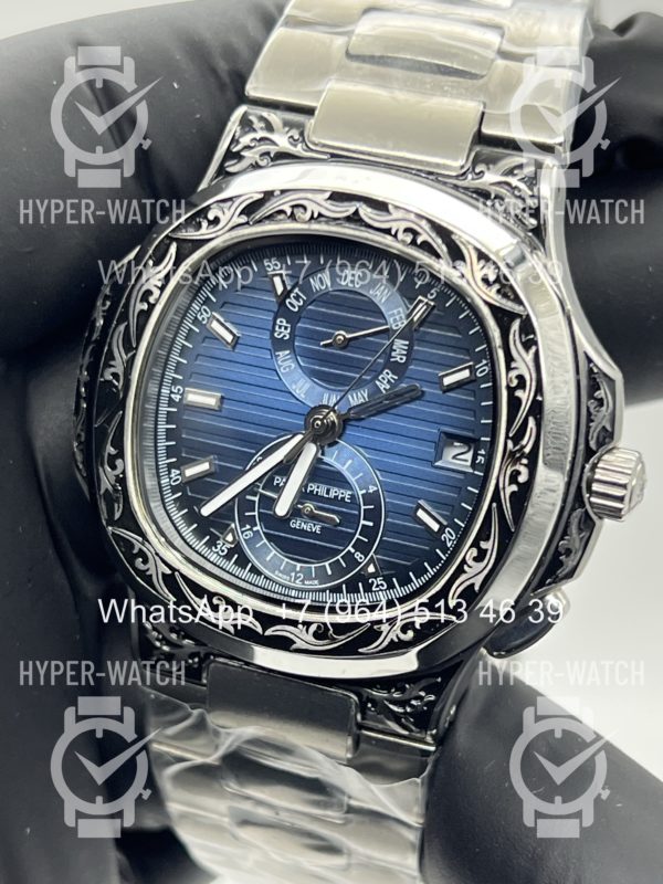 Товар Patek Philippe Nautilus 44mm Engraved Art 9095 Фото 6 - Patek Philippe Nautilus 44mm Engraved Art 9095