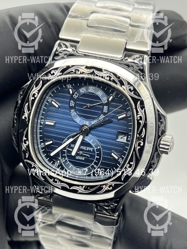 Товар Patek Philippe Nautilus 44mm Engraved Art 9095 Фото 8 - Patek Philippe Nautilus 44mm Engraved Art 9095