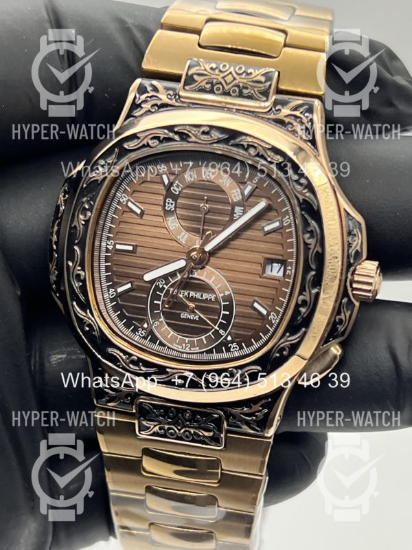 Товар Patek Philippe Nautilus 44mm Engraved Art 9088 Фото 2 - Patek Philippe Nautilus 44mm Engraved Art 9088