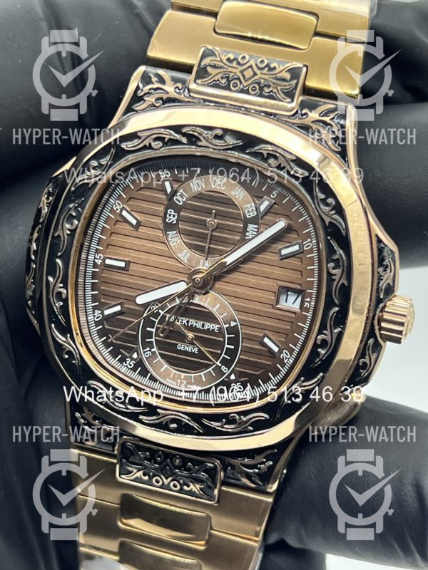 Товар Patek Philippe Nautilus 44mm Engraved Art 9088 Фото 4 - Patek Philippe Nautilus 44mm Engraved Art 9088