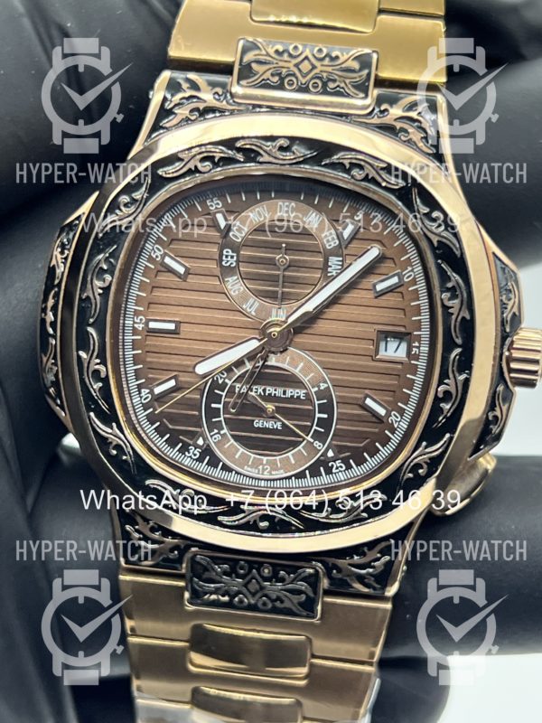 Товар Patek Philippe Nautilus 44mm Engraved Art 9088 Фото 5 - Patek Philippe Nautilus 44mm Engraved Art 9088