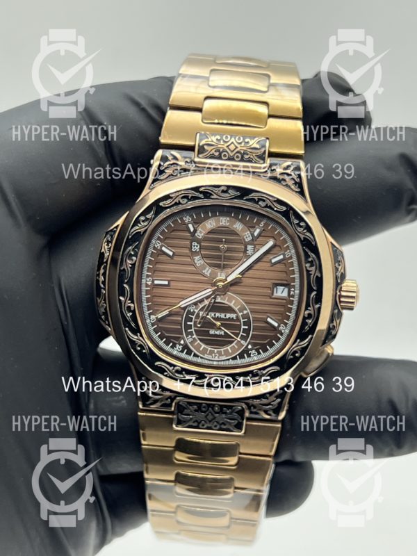 Товар Patek Philippe Nautilus 44mm Engraved Art 9088 Фото 6 - Patek Philippe Nautilus 44mm Engraved Art 9088