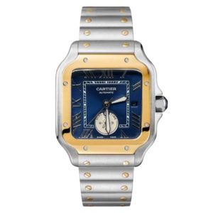 Фото 57 - Cartier Santos De Cartier 40mm Dual Time Art 8989