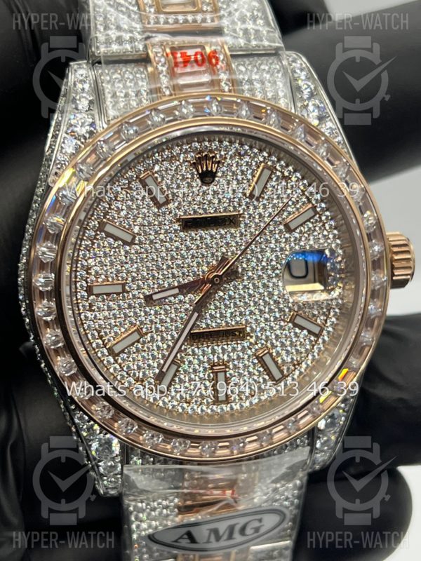 Фото 6 - Rolex Datejust 41mm 126300 Diamond Steel Art 9167