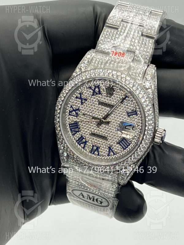 Товар Rolex Datejust 41mm 126334 Full Pave Steel Art 9168 Фото 8 - Rolex Datejust 41mm 126334 Full Pave Steel Art 9168