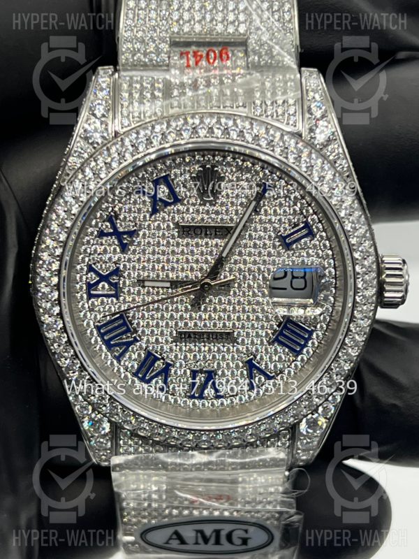 Товар Rolex Datejust 41mm 126334 Full Pave Steel Art 9168 Фото 9 - Rolex Datejust 41mm 126334 Full Pave Steel Art 9168