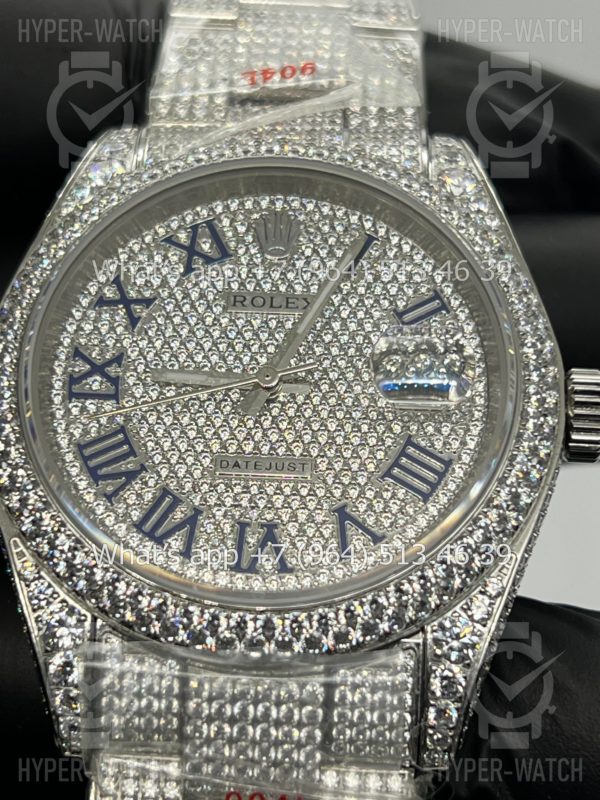Товар Rolex Datejust 41mm 126334 Full Pave Steel Art 9168 Фото 11 - Rolex Datejust 41mm 126334 Full Pave Steel Art 9168