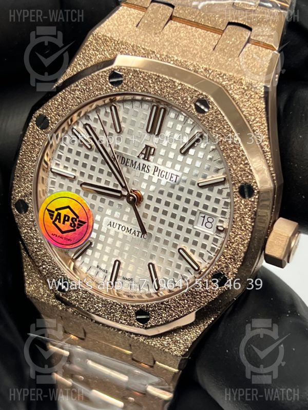 Товар Audemars Piguet Royal Oak 37mm 15454OR.GG.1259OR.01 Frosted Фото 3 - Audemars Piguet Royal Oak 37mm 15454OR.GG.1259OR.01 Frosted