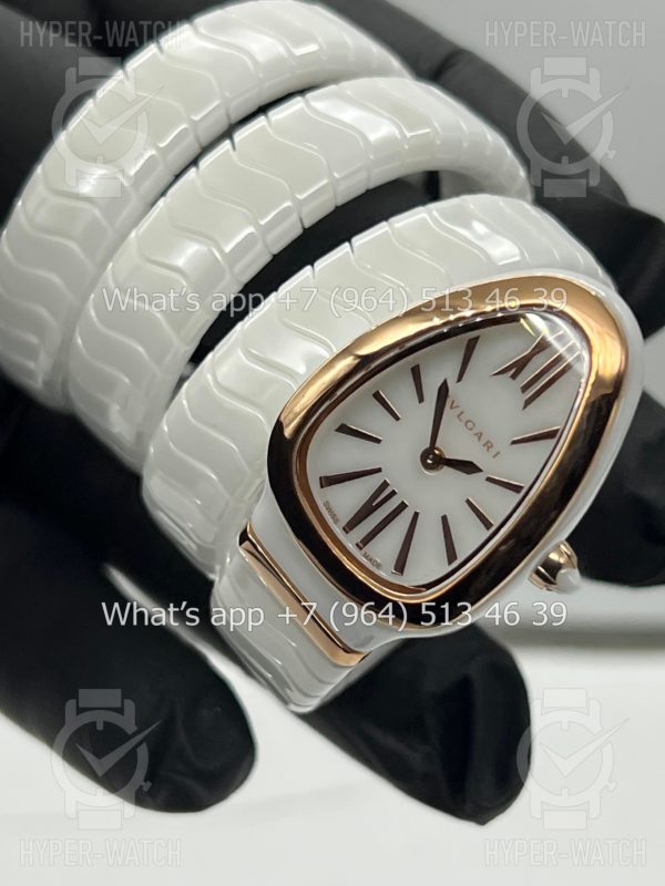 Товар Bvlgari Serpenti Spiga 35mm Ceramic White Фото 3 - Bvlgari Serpenti Spiga 35mm Ceramic White