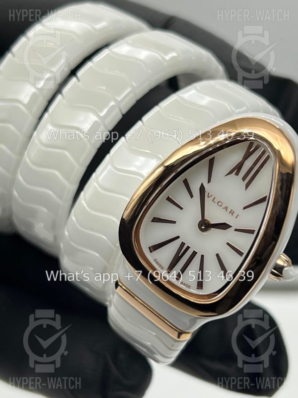 Товар Bvlgari Serpenti Spiga 35mm Ceramic White Фото 4 - Bvlgari Serpenti Spiga 35mm Ceramic White