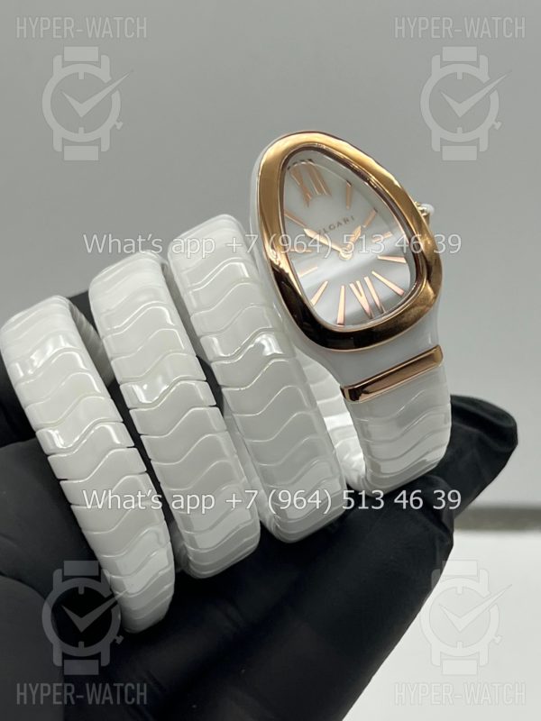 Товар Bvlgari Serpenti Spiga 35mm Ceramic White Фото 5 - Bvlgari Serpenti Spiga 35mm Ceramic White