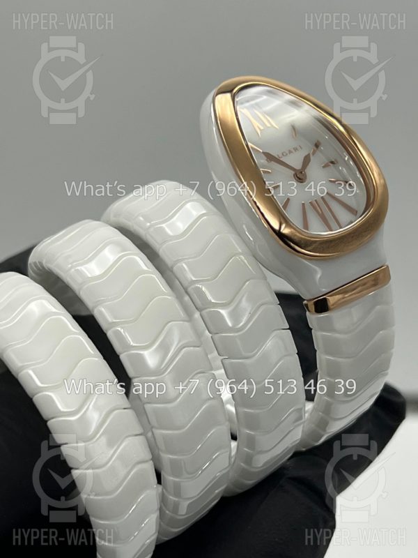 Товар Bvlgari Serpenti Spiga 35mm Ceramic White Фото 7 - Bvlgari Serpenti Spiga 35mm Ceramic White