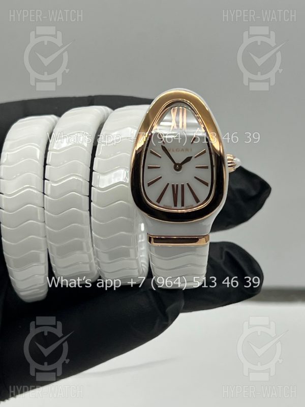 Товар Bvlgari Serpenti Spiga 35mm Ceramic White Фото 9 - Bvlgari Serpenti Spiga 35mm Ceramic White