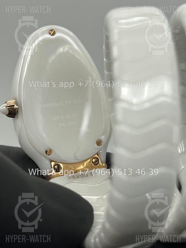 Товар Bvlgari Serpenti Spiga 35mm Ceramic White Фото 18 - Bvlgari Serpenti Spiga 35mm Ceramic White