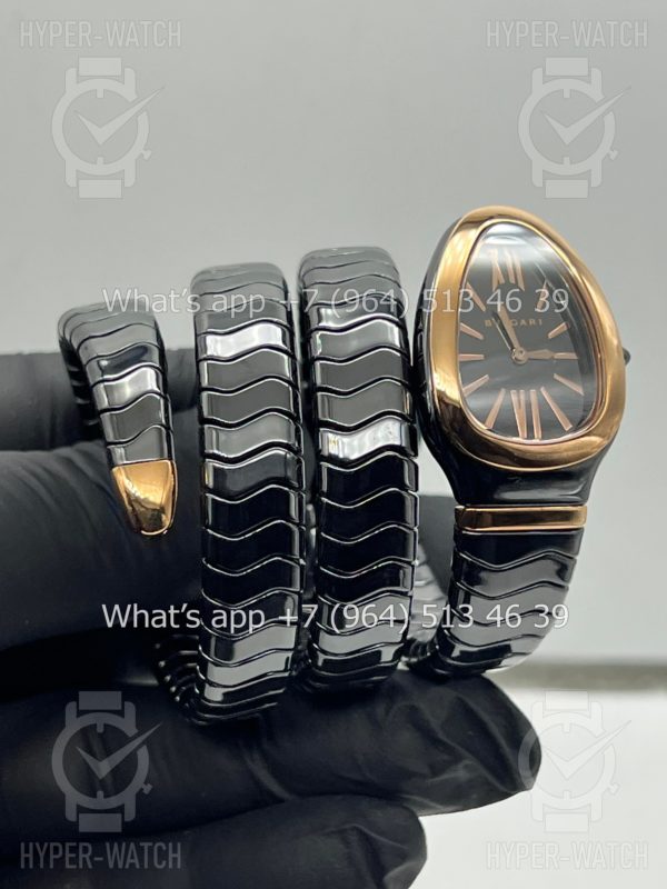 Товар Bvlgari Serpenti Spiga 35mm Ceramic Black Фото 2 - Bvlgari Serpenti Spiga 35mm Ceramic Black